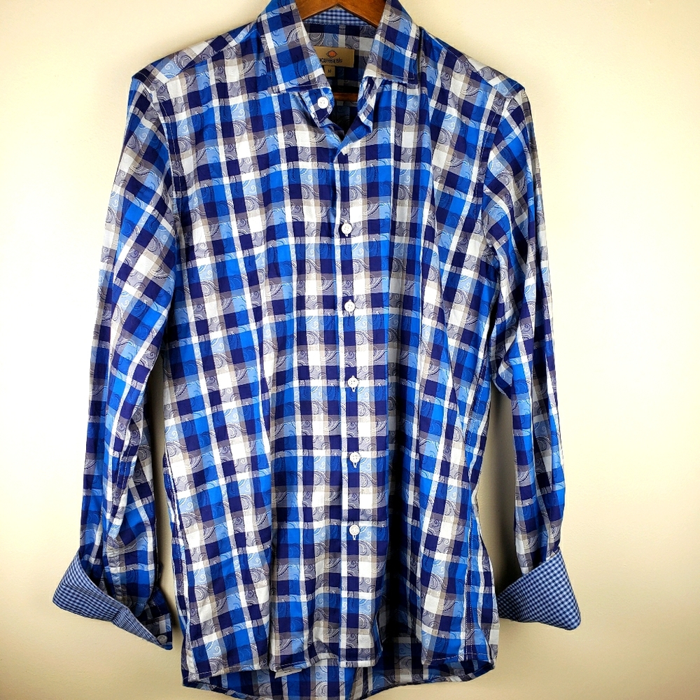 Karma Blu Plaid Shirt